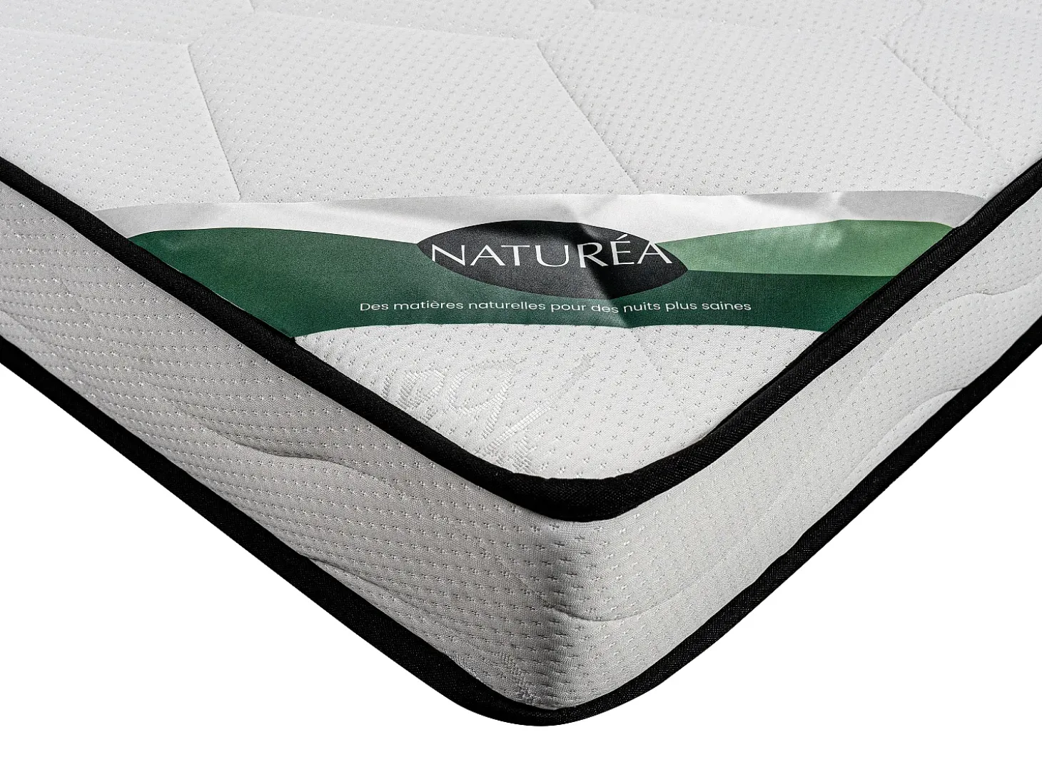 Colchão 90x190 cm em espuma e tecido bambu com 15 cm de espessura - KANANI de NATUREA