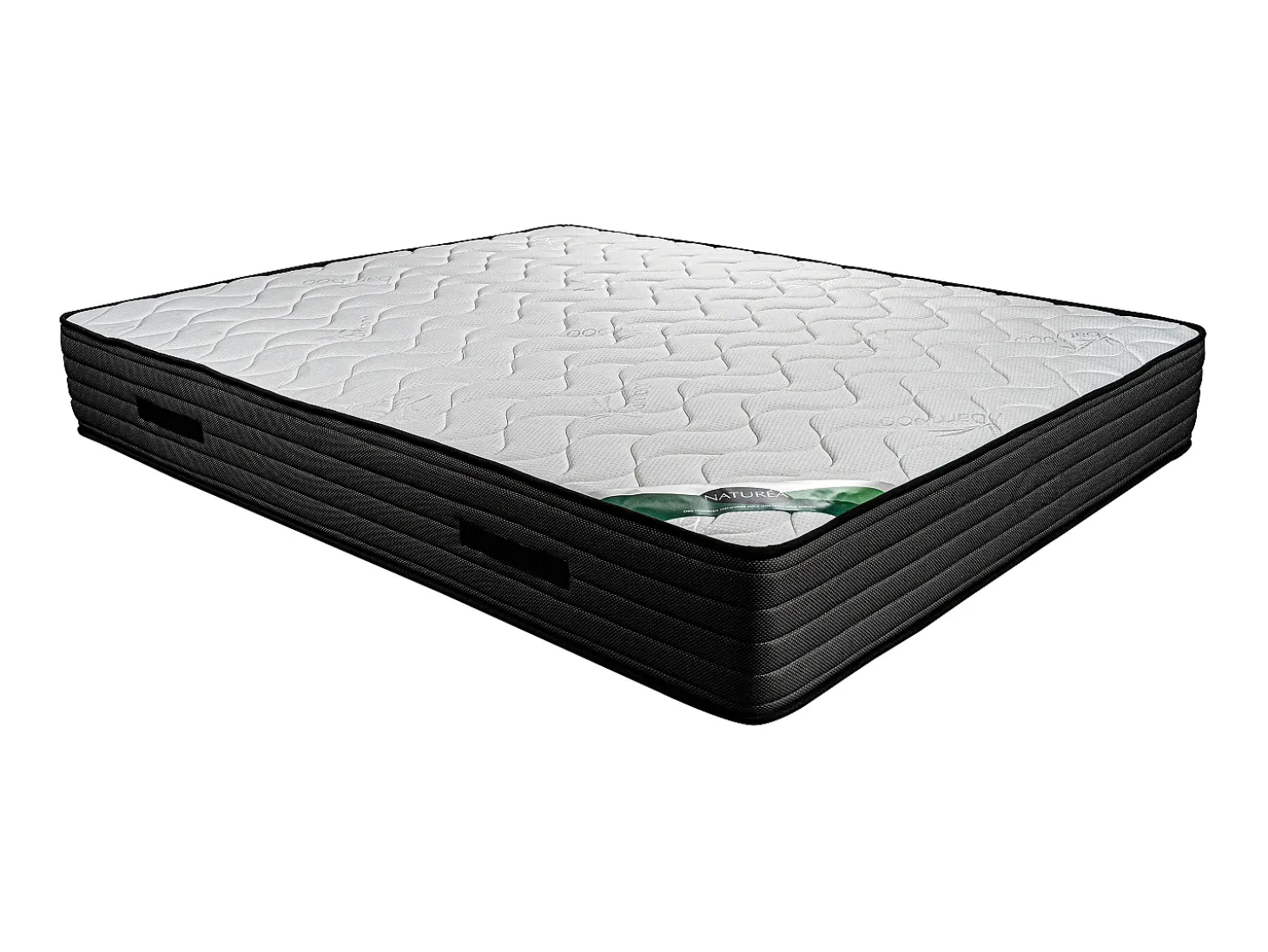 Colchão 160x200 cm espuma e cotim bambu esp. 25 cm - BERENDI de NATUREA