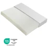 Colchão 140x200 cm espuma espessura 16cm - Esponja H3 - Certificado Oeko-Tex - Branco