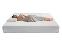 Colchão 140x200 cm espuma espessura 16cm - Esponja H3 - Certificado Oeko-Tex - Branco