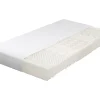 Colchão 140x200 cm espuma espessura 20cm - dureza H3&H2 - em fibras laváveis ​​- Branco