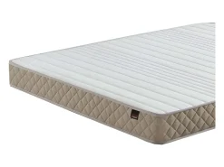 Colchão 90x190 cm Respirável Firmeza Média Núcleo de Fibras Flexíveis (15-16 cm)