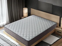 Colchão 140X190 LOIRA, Altura 23 CM, Espuma Adaptável, Ergonômico. Firmeza Equilibrada