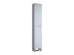 Coluna Auxiliar para Banheiro Amara Branco Brilhante 30x182x25 cm