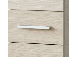 Coluna de banheiro Athena Nat 2 portas 1 gaveta carvalho 182x35x31cm