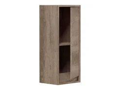 Coluna de banheiro de parede, lavatório, Nordik, puxador integrado, 30x26x74 cm