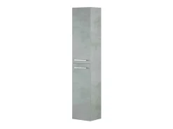 Coluna de banheiro suspensa Aruba cimento melamínico 30x150 cm