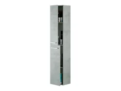 Coluna de banheiro suspensa Aruba cimento melamínico 30x150 cm