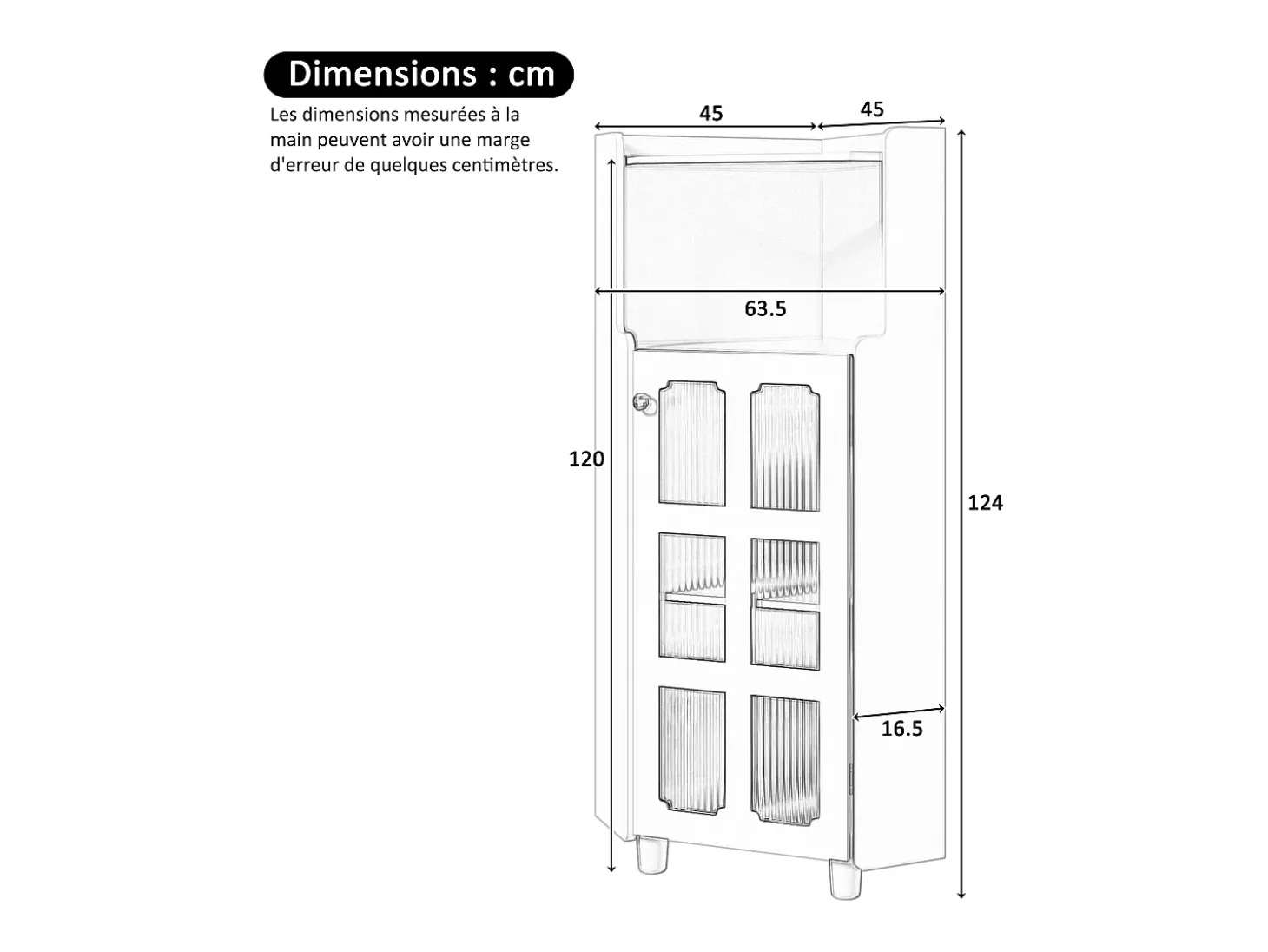Coluna de canto para banheiro - con iluminação LED - con 1 porta - con 2 prateleiras - con prateleiras abertas - verde