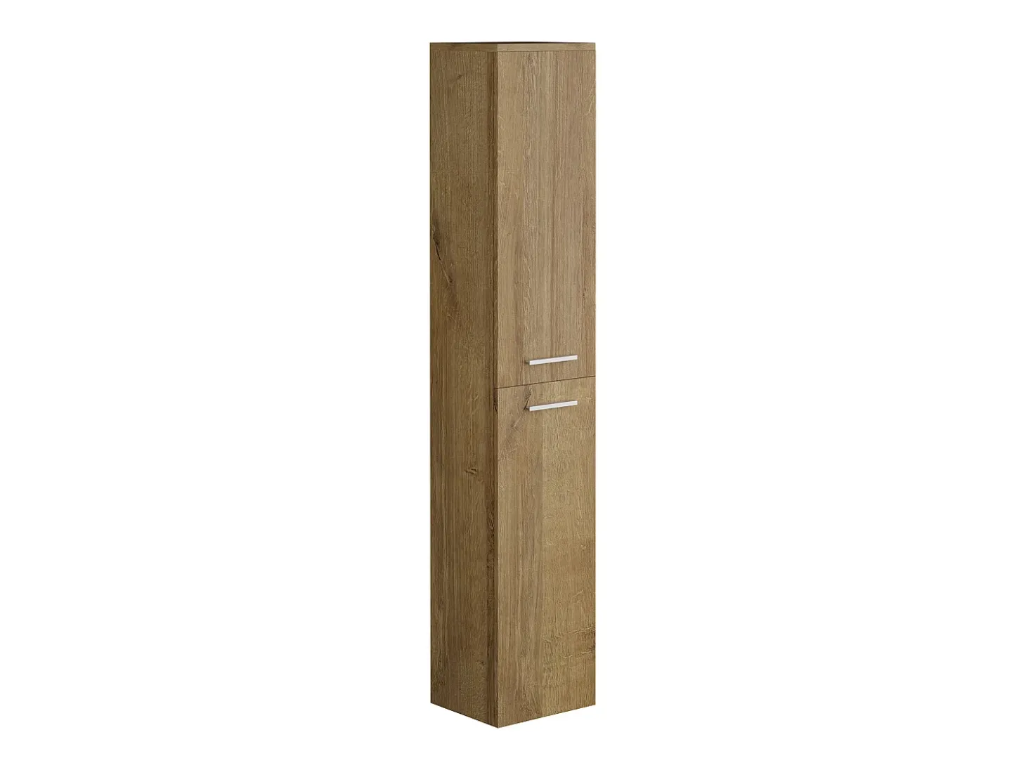 Coluna de casa de banho com 6 prateleiras C30 x L25 x A160 cm natural claro KAYLA