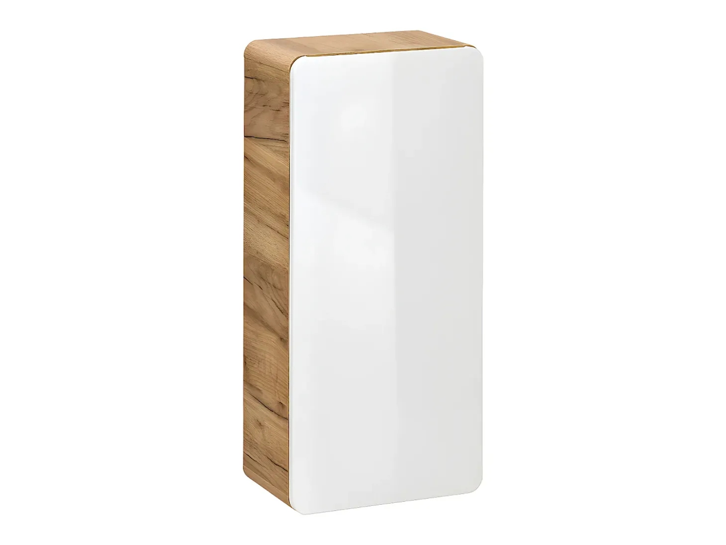 Coluna de casa de banho cor natural e branca C35 x L22 x A75 cm - ARUBA