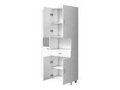 Coluna de casa de banho com espelho branco, 89 cm, MINELA