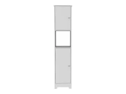 Coluna de Casa de Banho Ibis em Melamina com 2 portas e 1 prateleira , 172.21 cm X 36.32 cm X 40.64 cm , Branco