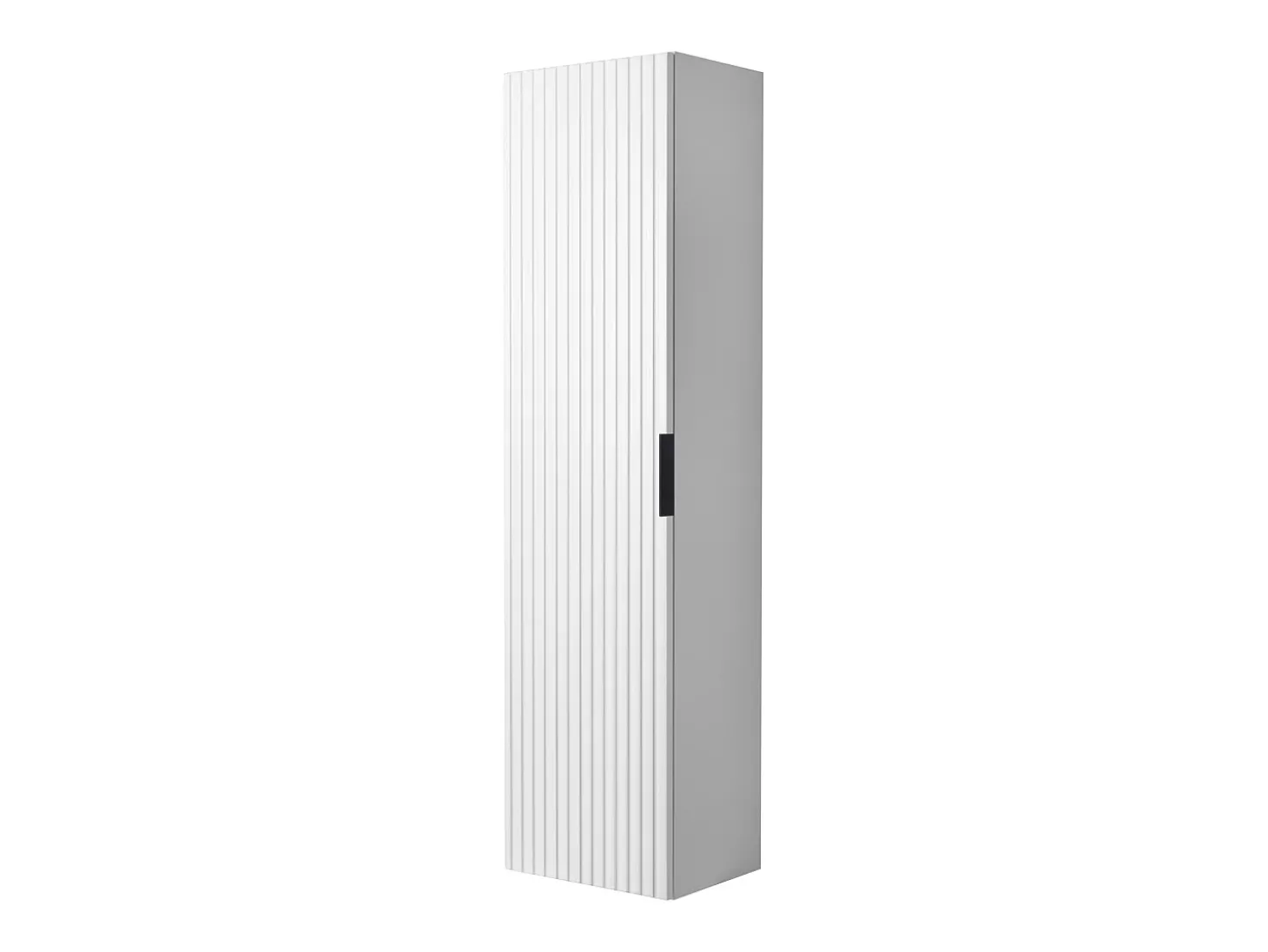 Coluna de casa de banho ranhurada FLOW 136 cm branco