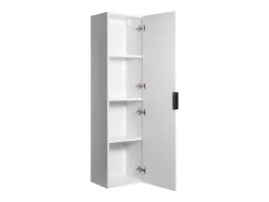 Coluna de casa de banho ranhurada FLOW 136 cm branco