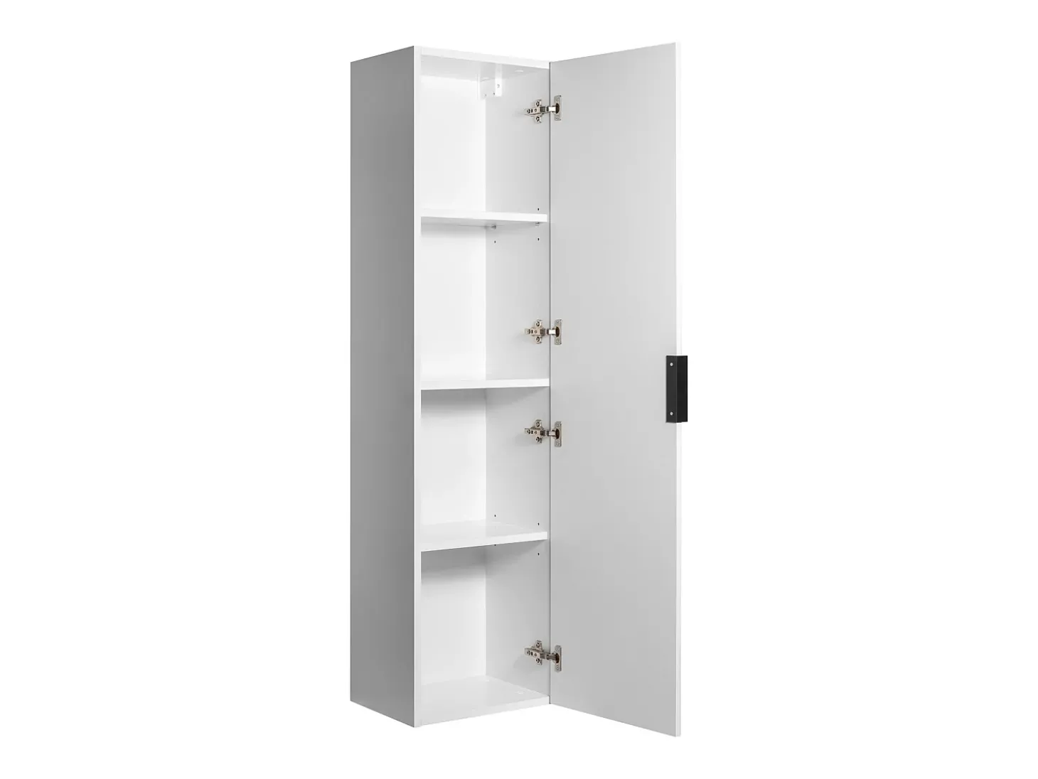 Coluna de casa de banho ranhurada FLOW 136 cm branco