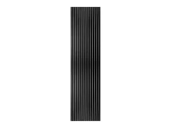Coluna de casa de banho ranhurada FLOW 136 cm preto