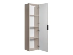 Coluna de casa de banho ranhurada FLOW 136 cm cor cashmere