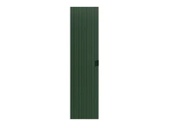 Coluna de casa de banho suspensa estriada - Verde mate - H140 cm - ZEVINI