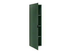 Coluna de casa de banho suspensa estriada - Verde mate - H140 cm - ZEVINI