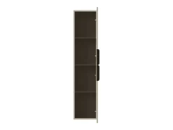Coluna de casa de banho suspensa estriada - Cor bege - H160 cm - DALIKO