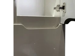 Coluna de casa de banho suspensa taupe C30 x L30 x 120 cm STEFANIE