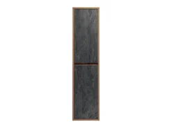 Coluna de casa de banho suspensa, cor natural e antracite, A170 cm - TIKITIKI
