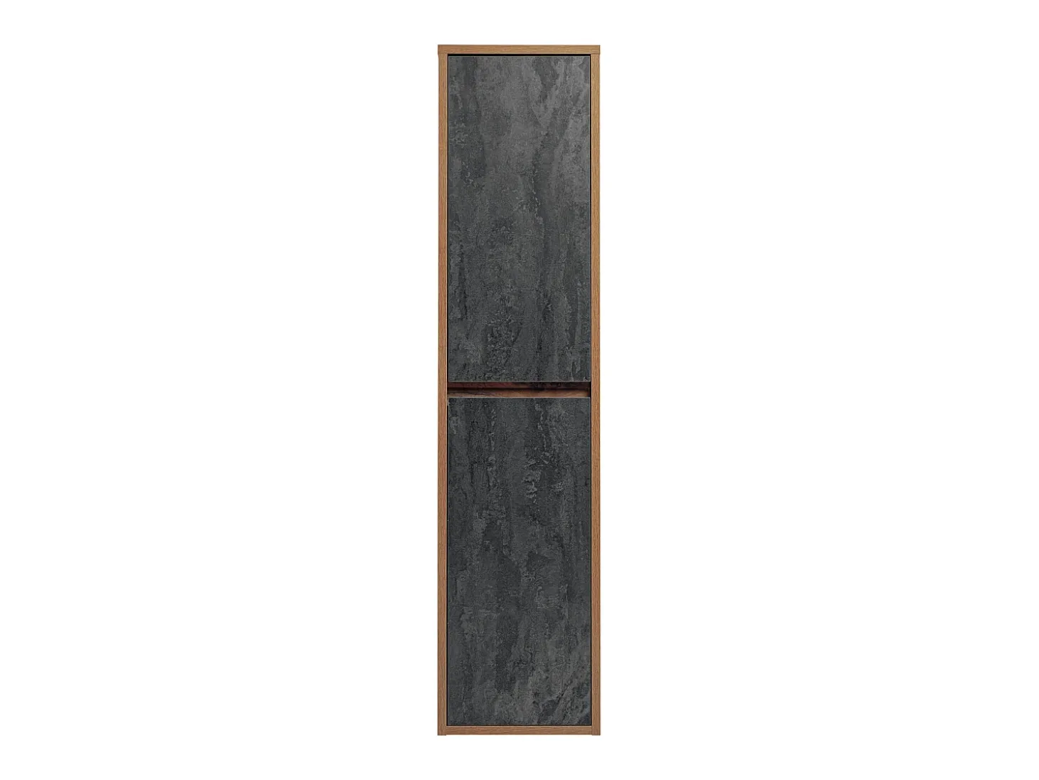 Coluna de casa de banho suspensa, cor natural e antracite, A170 cm - TIKITIKI
