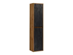 Coluna de casa de banho suspensa, cor natural e antracite, A170 cm - TIKITIKI