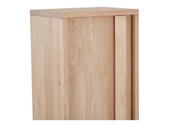 Coluna de casa de banho suspensa em carvalho maciço - Natural claro - H140 cm - SARLO