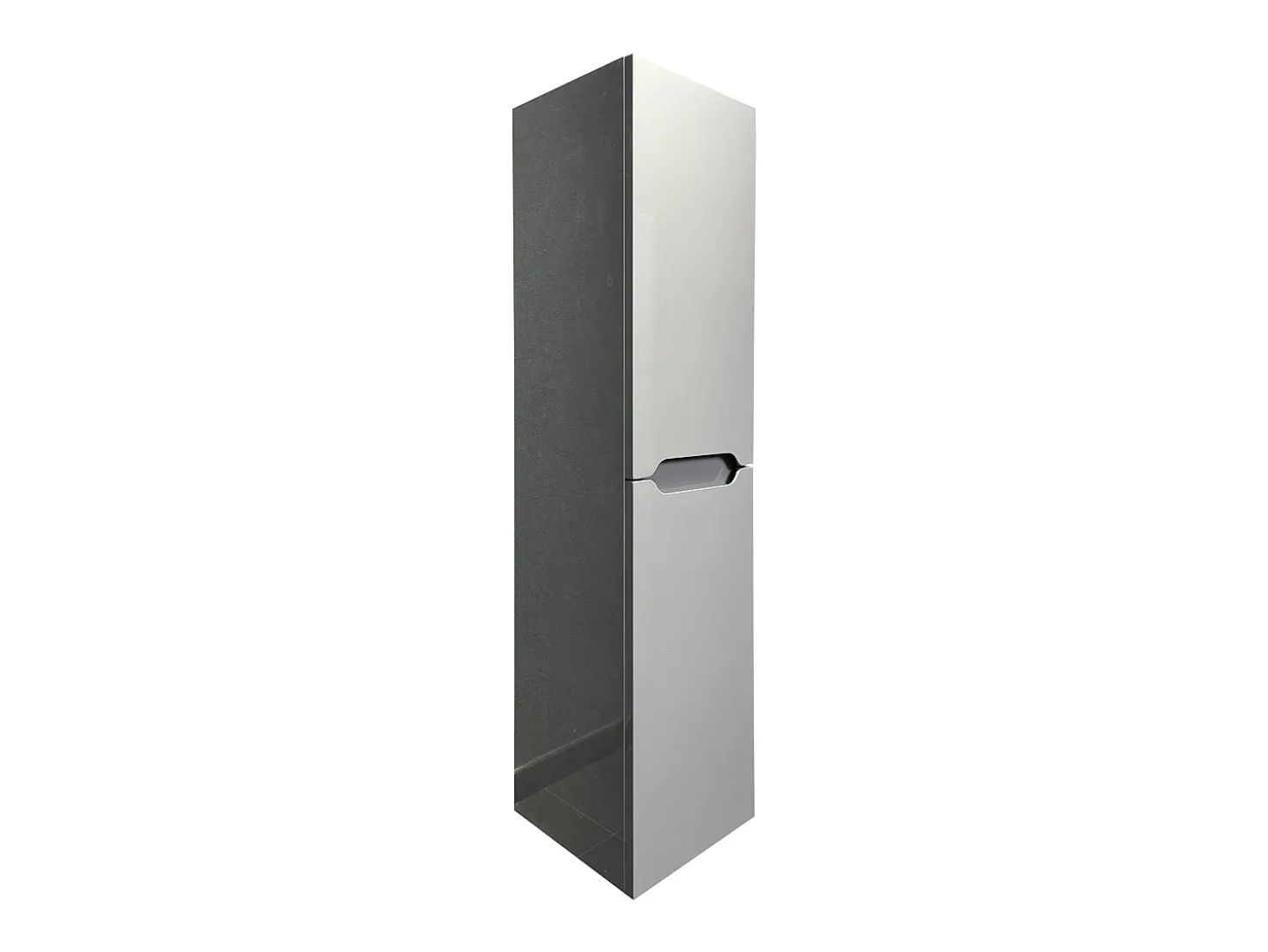 Coluna de casa de banho suspensa cinzenta C30 x L30 x 120 cm STEFANIE