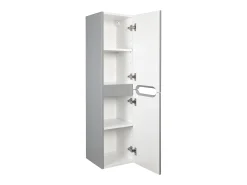 Coluna de casa de banho suspensa cinzenta C30 x L30 x 120 cm STEFANIE