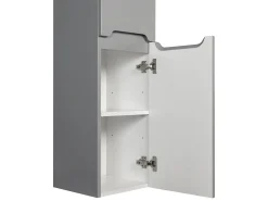 Coluna de casa de banho suspensa cinzenta C30 x L30 x 120 cm STEFANIE