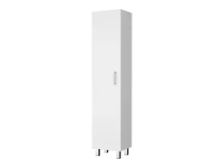 Coluna de casa de banho Vintro em melamina com 4 prateleiras e 1 porta, branco, 180 cm X 40 cm X 31.3 cm
