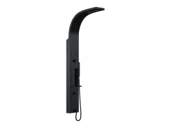 Coluna de duche hidromassagem preto 20 x 140 cm - ROANA