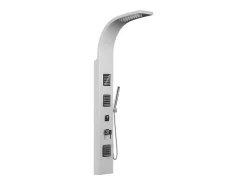 Coluna de duche hidromassagem prateado 20 x 150 cm - TYRA