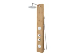 Coluna de duche hidromassagem SOLAL em bambu - 20x140 cm