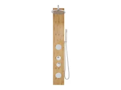 Coluna de duche hidromassagem SOLAL em bambu - 20x140 cm