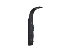 Coluna de duche hidromassagem TYRA - preta - 20*150 cm