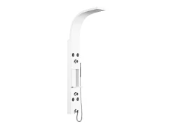 Coluna de duche hidromassagem branco 20 x 140 cm - ROANA