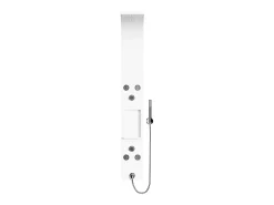 Coluna de duche hidromassagem branco 20 x 140 cm - ROANA
