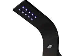 Coluna duche hidromassagem-leds FELICITA preta-50 microjatos