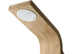 Coluna duche hidromassagem TISSIA, painel em bambu