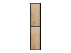 Coluna para casa de banho - Clara natural e preta - 140 cm - LANNICK