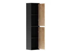 Coluna para casa de banho - Clara natural e preta - 140 cm - LANNICK