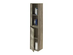 Coluna suspensa com 2 portas em painéis de partículas melaminadas H140 cm