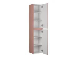 Coluna suspensa listrada para casa de banho rosa - H160 cm - SATARA