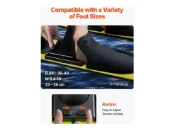 Combo Esqui Náutico SucceBuy, 150 cm para Adultos com Fixações Ajustáveis X-7 e Fechos com Fivela