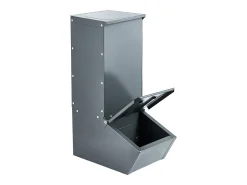 Comedouro para Porcos SucceBuy, 77 L, Porta Dupla de Metal Capaz de Acolher Até 5 Porcos