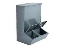Comedouro para Porcos SucceBuy, 130 L, Porta Dupla de Metal Capaz de Acolher Até 8 Porcos